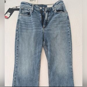 Rag & Bone NWT Casey High Rise Flare Ankle Jeans Blue Wash Denim Size 29